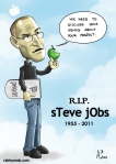 Steve Jobs caricatura